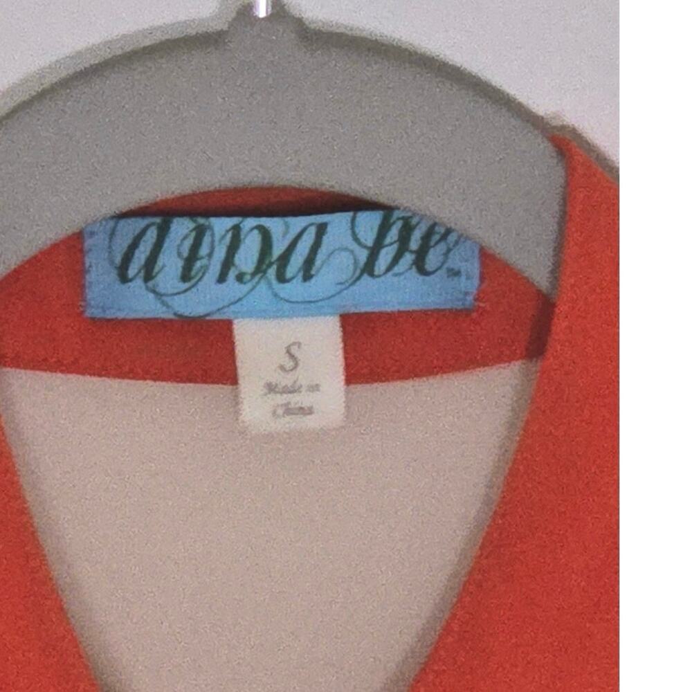 Womens Dina be orange romper size small - Picture 6 of 8